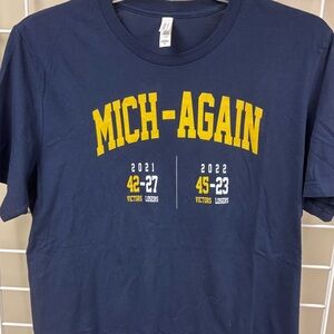 Mich-Again 2022 Ohio State Buckeyes vs, Michigan Wolverines final score T XL